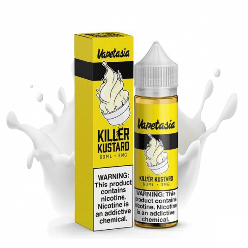 نكهة كيلر كاسترد سادة الشهيرة والاكثر مبيعا killer kustard الاصدار الجديد