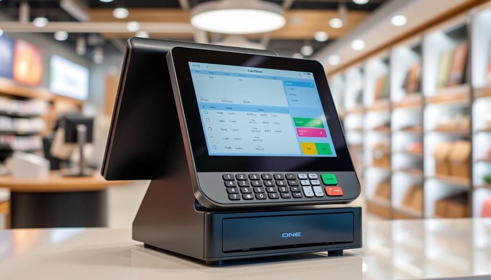 جهاز كاشير ONE POS مع شاشة خلفية