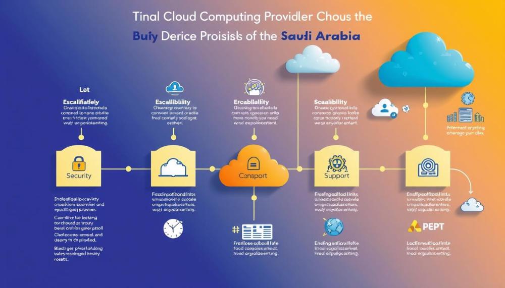 خطوات اختيار مزود الحوسبة السحابية الأمثل في السعودية