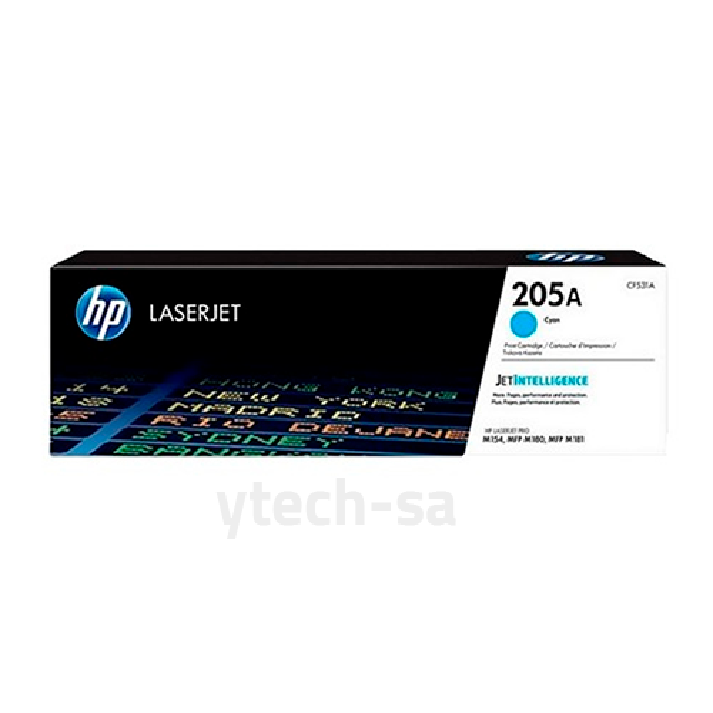 حبر طابعة  ليزر جيت  205A سماوي HP 205A  LaserJet cyan Toner