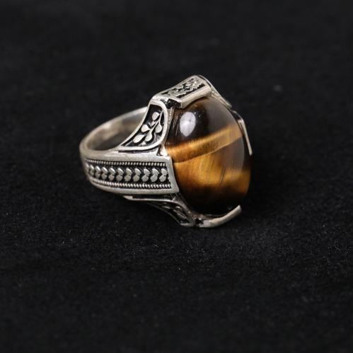 خاتم عقيق عين النمر G-084