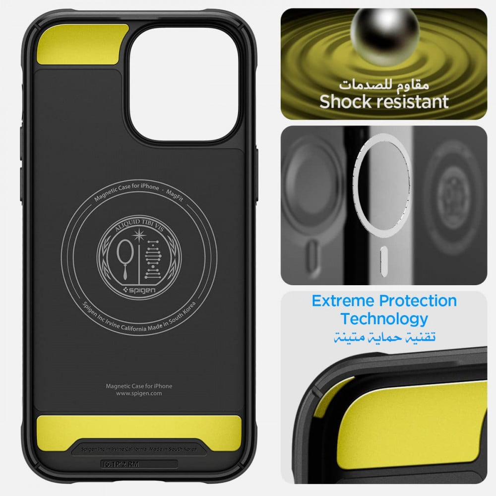 Spigen Liquid Air Back Cover Case Compatible with iPhone 14 Pro Max (TPU |  Matte Black)