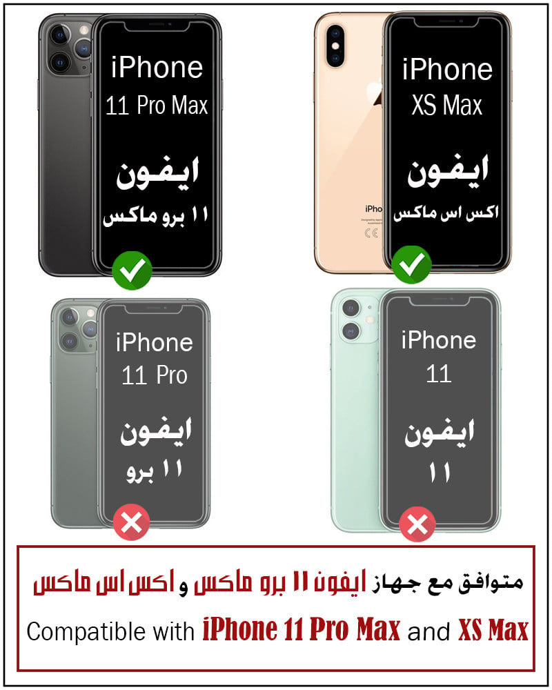 XDesign iPhone 11 Pro Max / iPhone XS MAX Glass Screen Protector (3-Pack)
