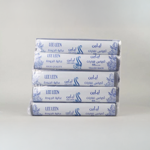 شدة أكياس نفايات 55 جالون  (10 رولات)