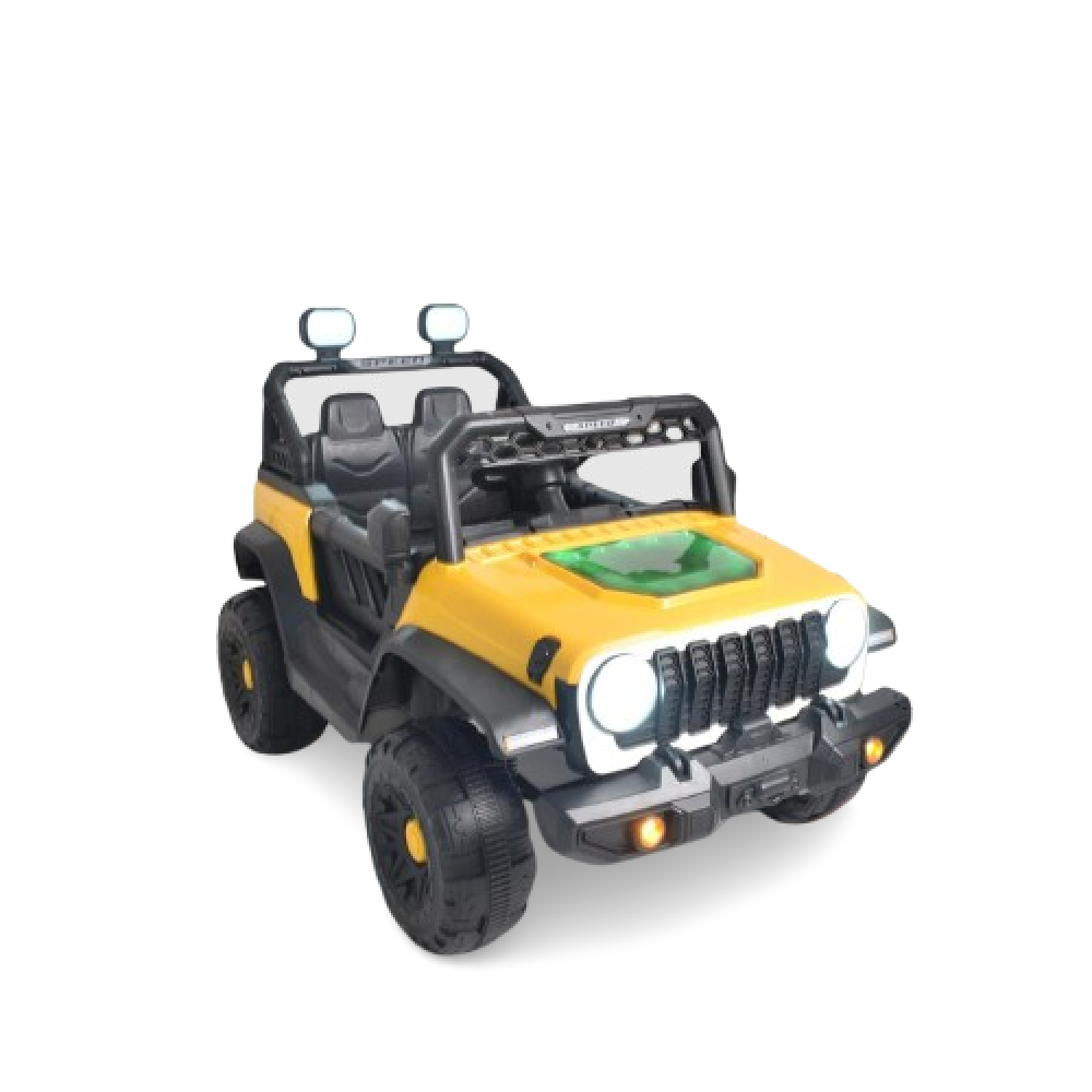 سيارة جيب كهربائية للأطفال بمحركين 12 فولت من عمر 3 إلى 7 سنوات عن بعد والتحكم اليدوي