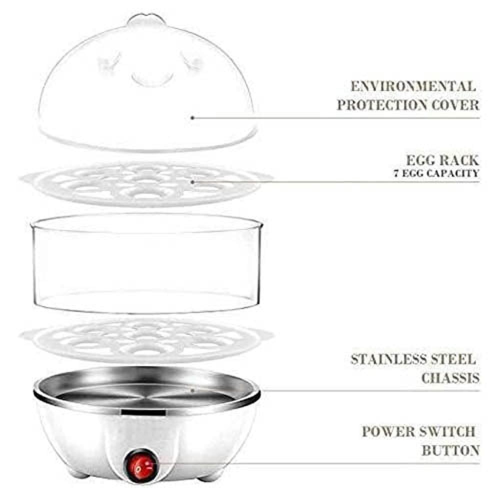 جهاز تسخين وطبخ البيض بالبخار DLC-3120 سعة 14 بيضة  -متجر اقتناء