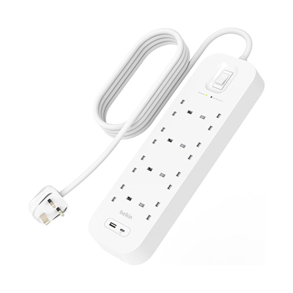 توصيلة بيلكن 18 واط 6 منافذ مع منفذ تايب سي PD بقوة 18 وا -متجر اقتناء