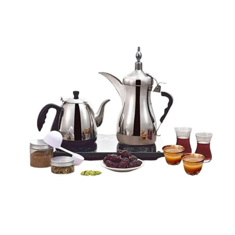 طقم دلة الخليج الكهربائي الفاخر شاي و قهوة -متجر اقتناء
