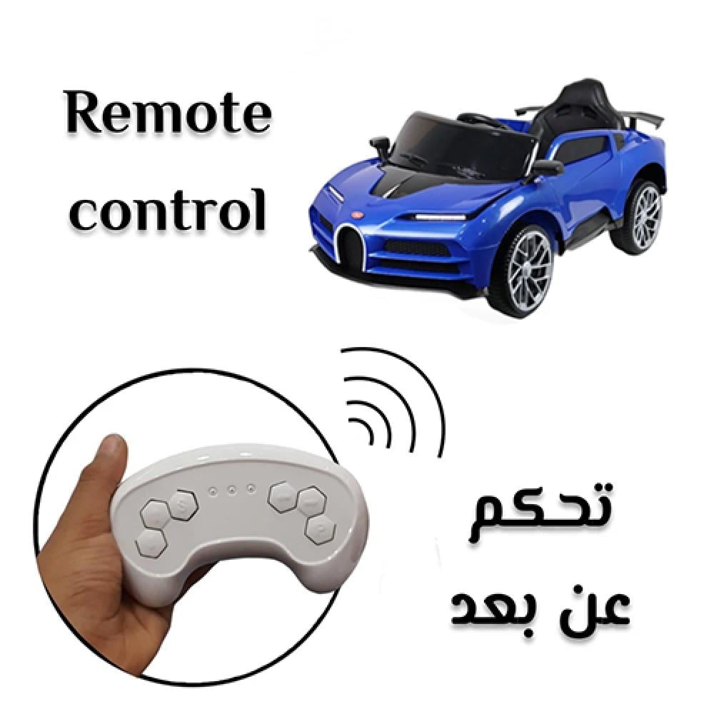 سيارة أطفال كهربائية  تحكم من الجوال مناسبة لعمر 2 - 6 سنوات