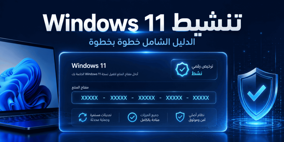 تنشيط Windows 11 خطوة بخطوة - الدليل الكامل