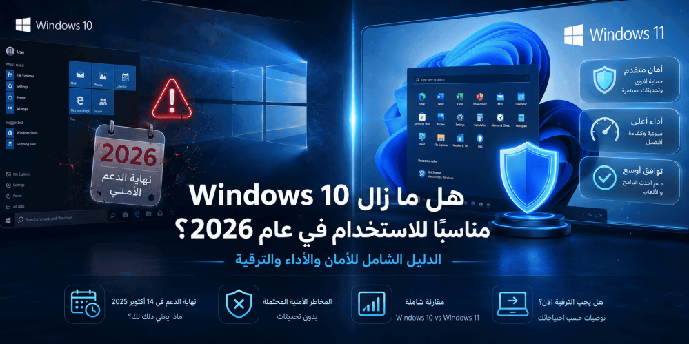 هل ما زال Windows 10 مناسبًا في 2026؟ دليل شامل