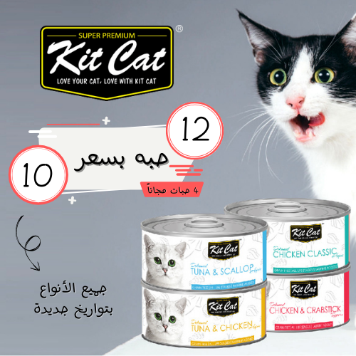 عرض التوفير من كت كات معلبات بنكهات مختلفة (12 بسع...