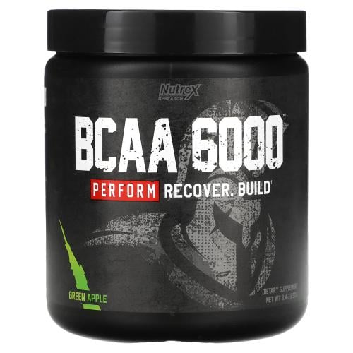 نوتريكس ريسورش‏, BCAA 6000 ، بنكهة التفاح الأخضر ،...