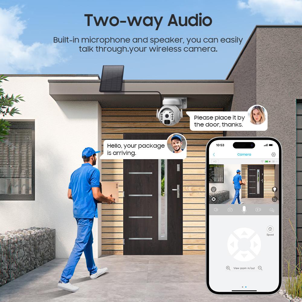 كاميرا تنبيه امنية للسرقة حراج نون  Theft alarm security camera