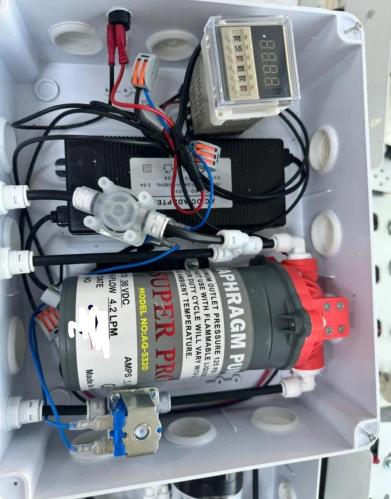 رذاذ تجميع المحل  ( 15 رأس مجال تغطية ١20 متر)