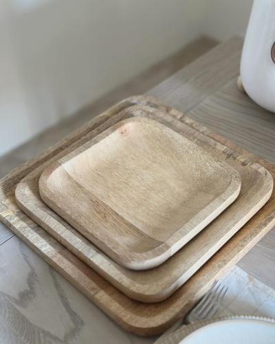 صينية تقديم خشبية