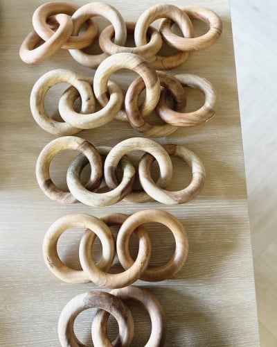 سلسلة خشب دائري