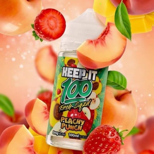 نكهة فيب كيب ات خوخ منعشة كبيرة Keep It 100 Peachy Punch