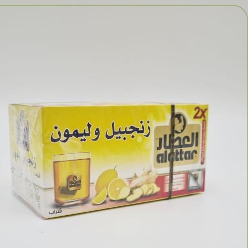 زنجبيل وليمون أكياس