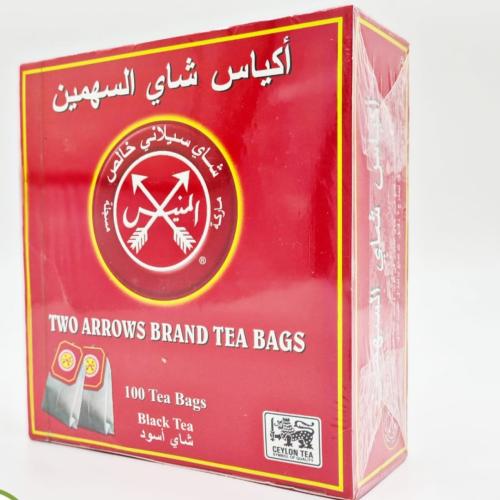 شاي السهمين احمر 100 كيس