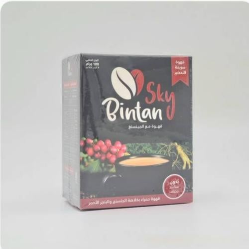 قهوة حمراء مع الجينسنغ بدون سكر 100 جرام