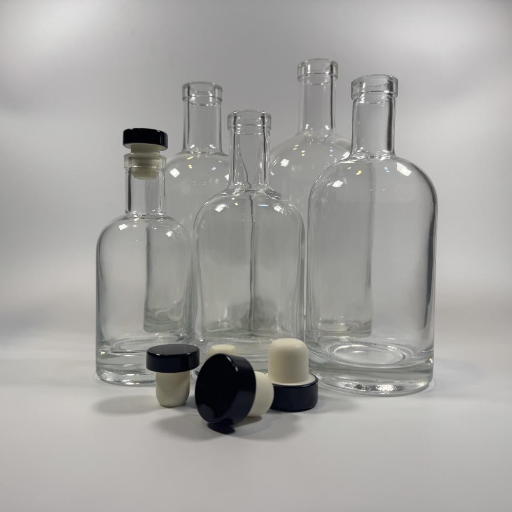 قارورة زجاج شفاف 500 مل