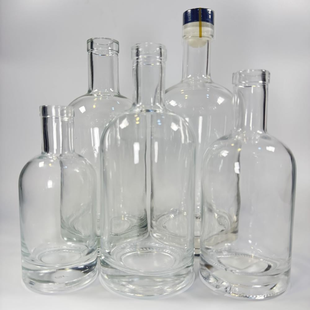 قارورة زجاج شفاف 750 مل