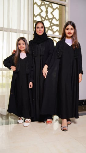 عباية فستان مشبوك