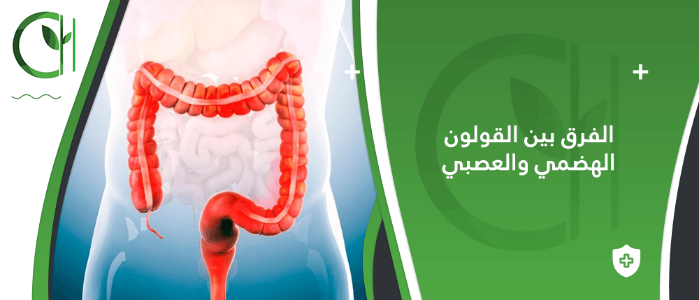 ما هو الفرق بين القولون الهضمي والعصبي