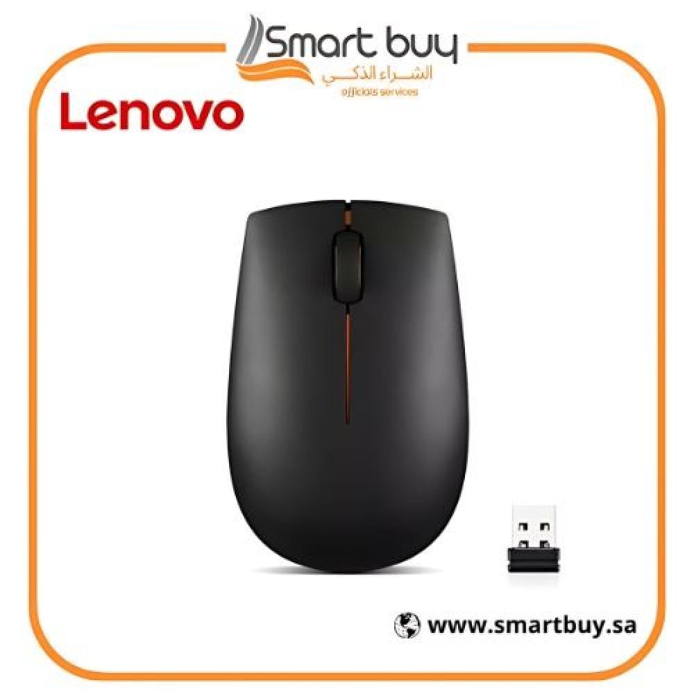 ماوس لينوفو 300 لاسلكي أسود