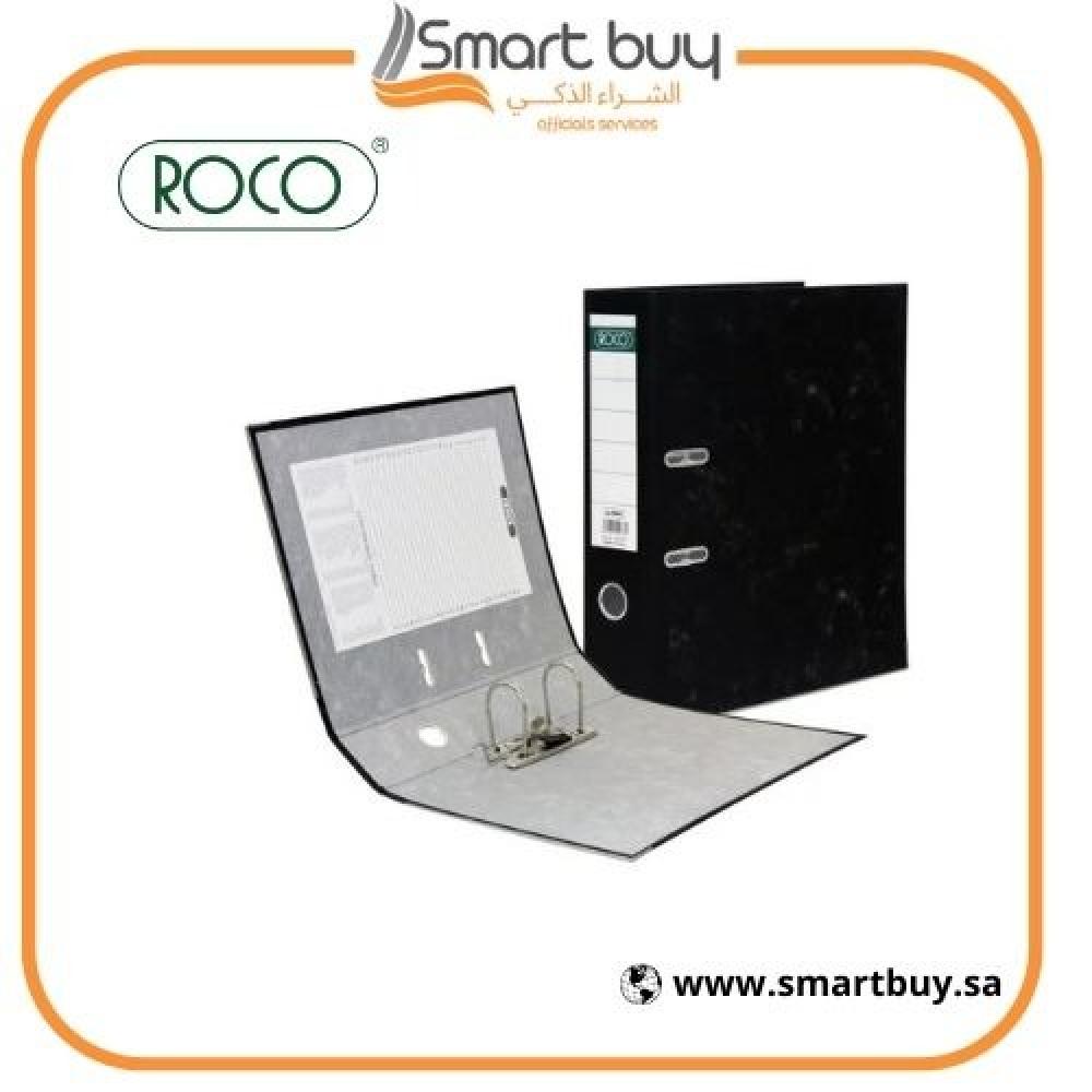 روكو ملف أفرنجي معدن/كرتون إنجليزي أسود