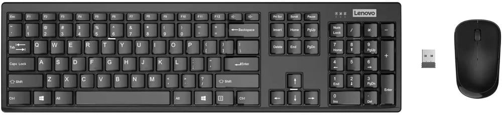 Lenovo 100 Wireless Black Keyboard