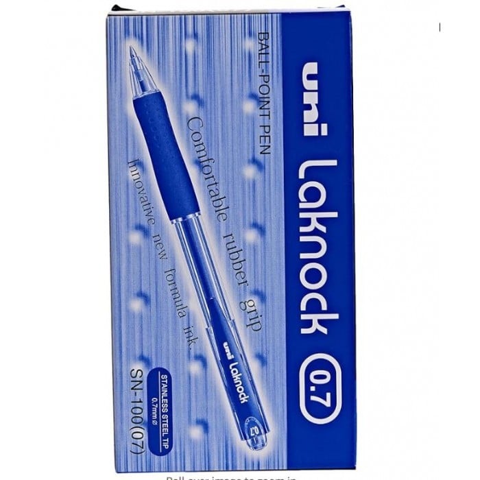 يوني بول مجموعة اقلام براس كروي قابل للسحب حبة ازرق