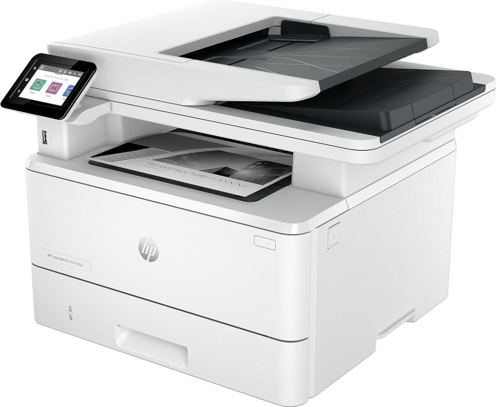 طابعة HP LaserJet MFP M4103fdw لاسلكية بأداء عالي