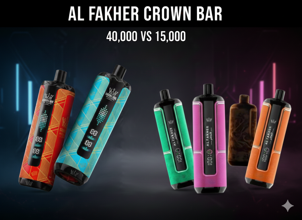 الفاخر كراون بار: مقارنة شاملة بين هايبر ماكس 15000 وميجا ماكس40000 شف