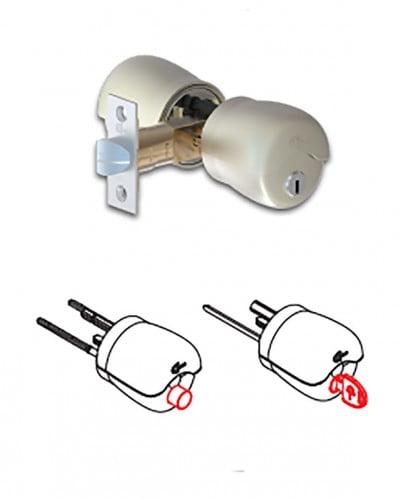 كيلون رمانة مفتاح وضغط نيكل