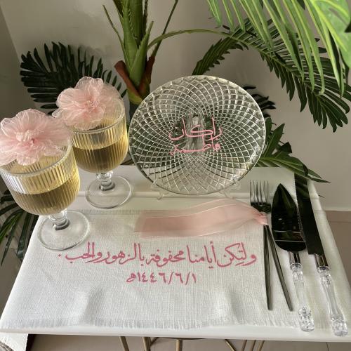 طقم كيك ورود