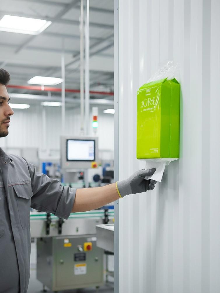 المناديل المعلقة: نظافة عملية مع مناديل توكير 1800 منديل