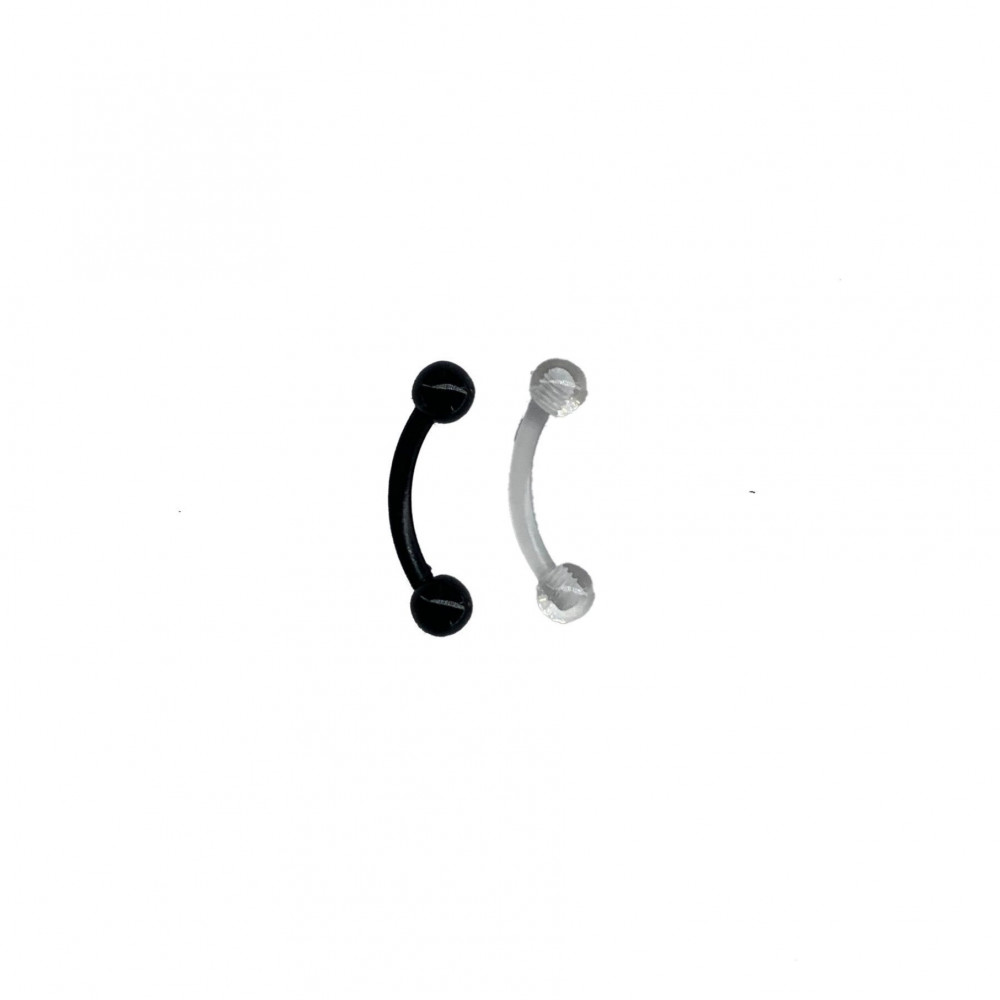 16G Acrylic Flexible Curved Barbell