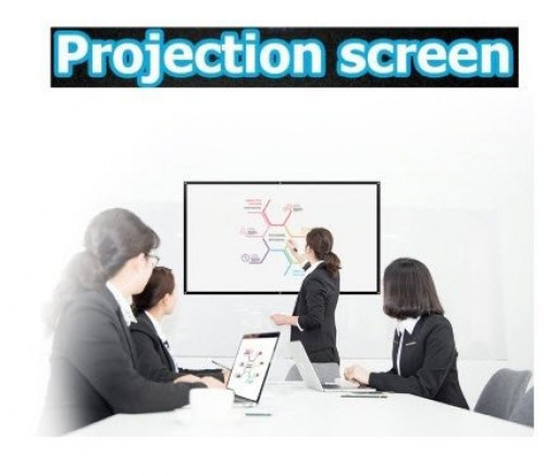 شاشة بروجركتر سهلة التركيب والازالة حجم 120 بوصة