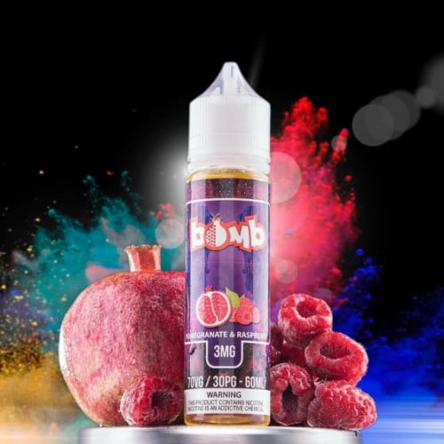 نكهة بومب القنبلة رمان توت Bomb Pomegranate & Raspberry Bomb