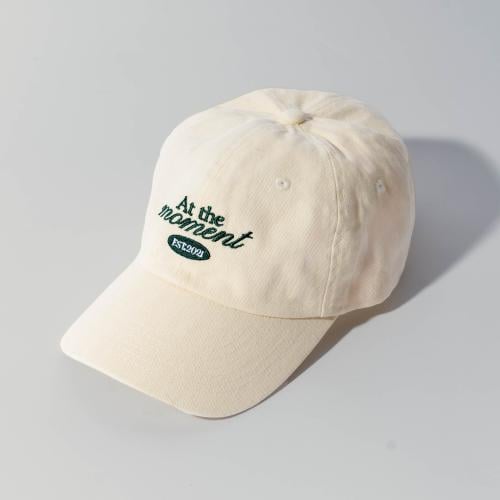 moment cap-green embroidery