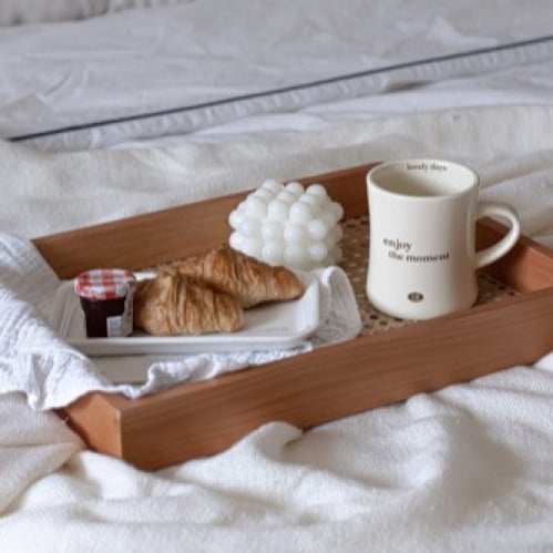 breakfast tray - صينية رتان