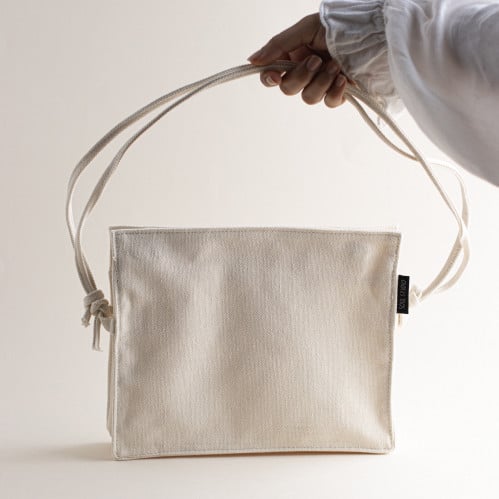 Canvas bag with arms- حقيبة