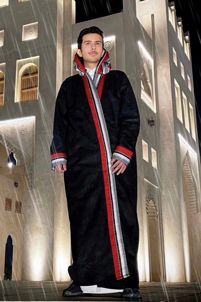 فروه شتويه بنقشة السدو