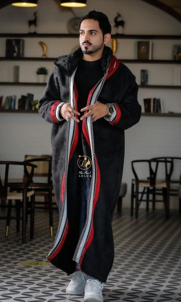 فروه شتويه بنقشة السدو