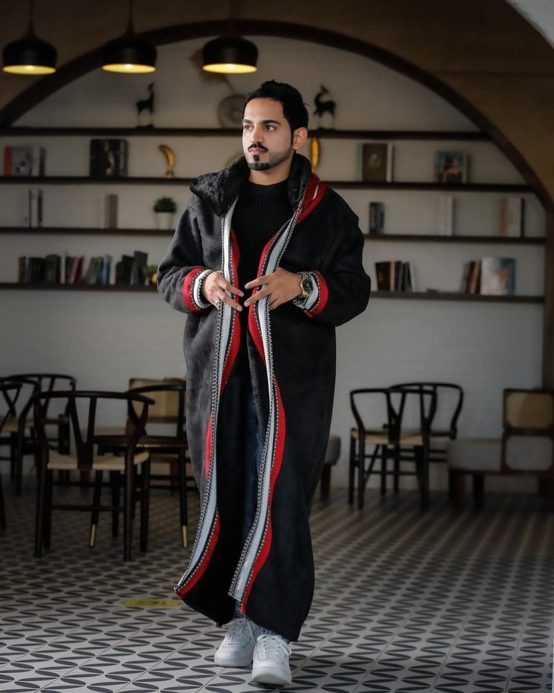 فروه شتويه بنقشة السدو