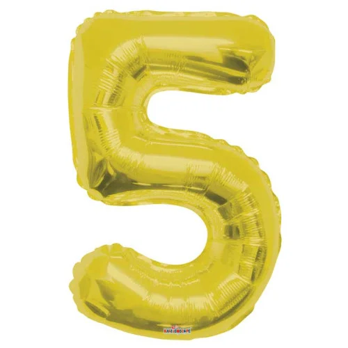بالون رقم 5 Helium balloon