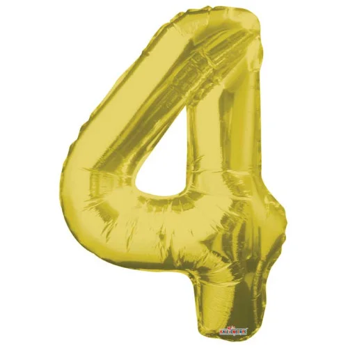 بالون رقم 4 Helium balloon