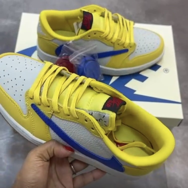 Travis Scott x Wmns Air Jordan 1 Retro Low OG SP 'Canary'